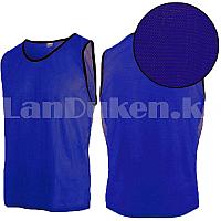 Накидка майка для футбола манишка GF00160 (размер L) синяя