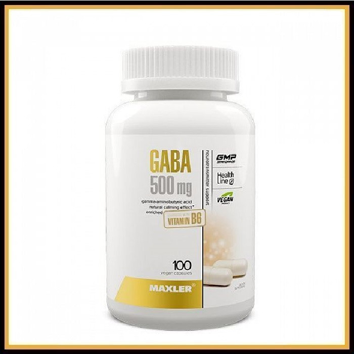 Гамма-аминомасляная кислота - Maxler GABA 500 мг 100 капсул