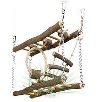 Игрушка подвесной мост Trixie 27×17×7 для хомяков, мышей