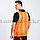 Накидка майка для футбола манишка GF00159 (размер L) в полоску оранжевая, фото 4