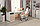 Кресло вращающееся Aurora, бежевый, бургунди 64х115х68 см, фото 2