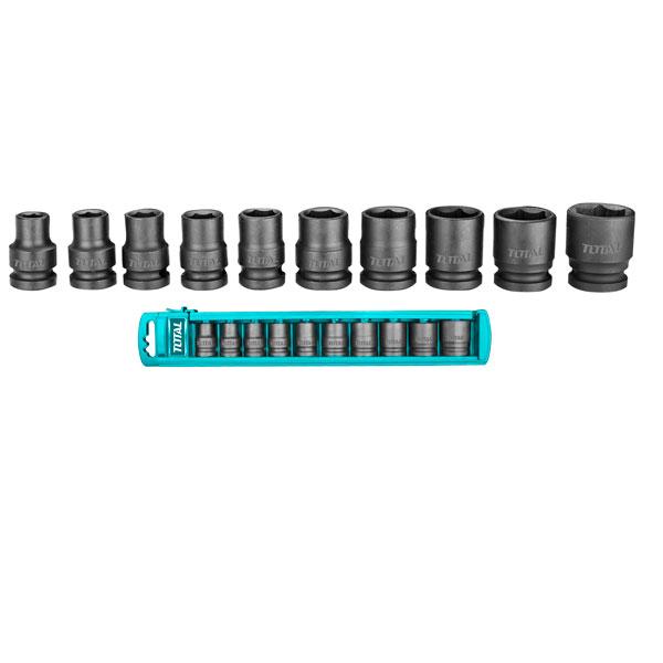 Набор торцевых ударных головок TOTAL THISTD12101, фото 1