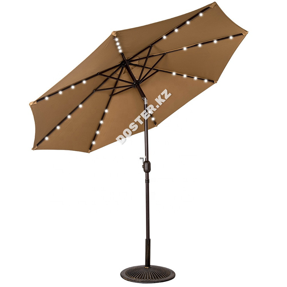 Зонт "Майами" с подсветкой и наклоном - фото 1 - id-p92809141