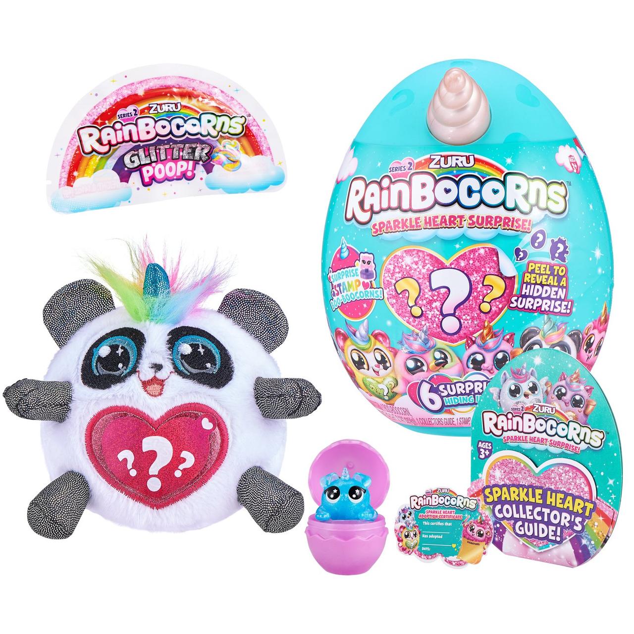 Rainbocorns Sparkle heart surprise Игрушка Райнбоукорнс сюрприз мини