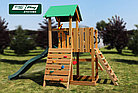 Детский игровой комплекс StartLine Play KIDS стандарт выкрашенный зеленый, фото 3
