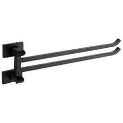 Полотенцедержатель поворотный двойной Gappo черный G0712-6