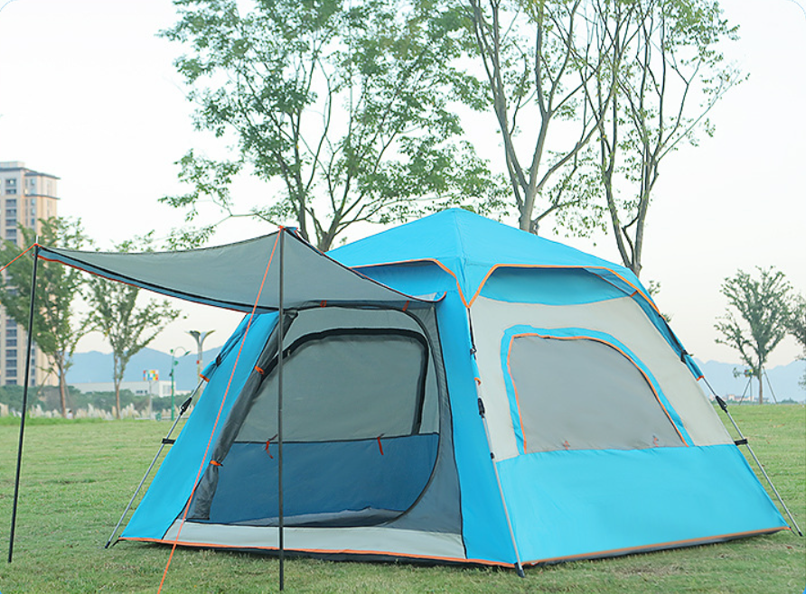 Палатка туристическая JJ-006 синяя