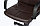 Кресло рабочее Duglas, тёмно-коричневый 58х97(107)х59 см, фото 4
