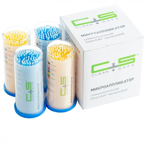 Микроаппликаторы стоматологические Clean+Safe большие