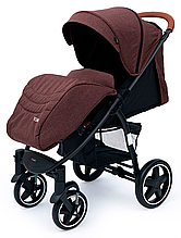Коляска прогулочная Tomix "STELLA", (Dark brown+Black)