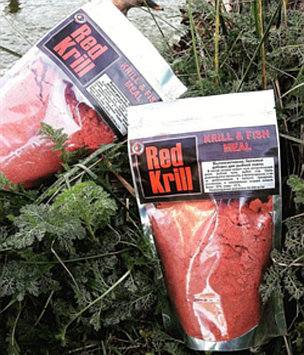 Прикормка мука RED KRILL высокоактивная, белковая добавка для рыбной ловли 300гр пакет PRIKORMI23 96448 Россия