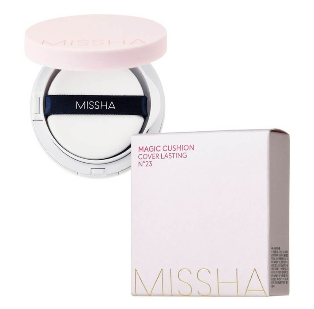 Кушон матирующий Миша Missha Magic Cushion Cover SPF 50+ 15g Тон № 23. Натуральный бежевый - фото 1 - id-p107326881