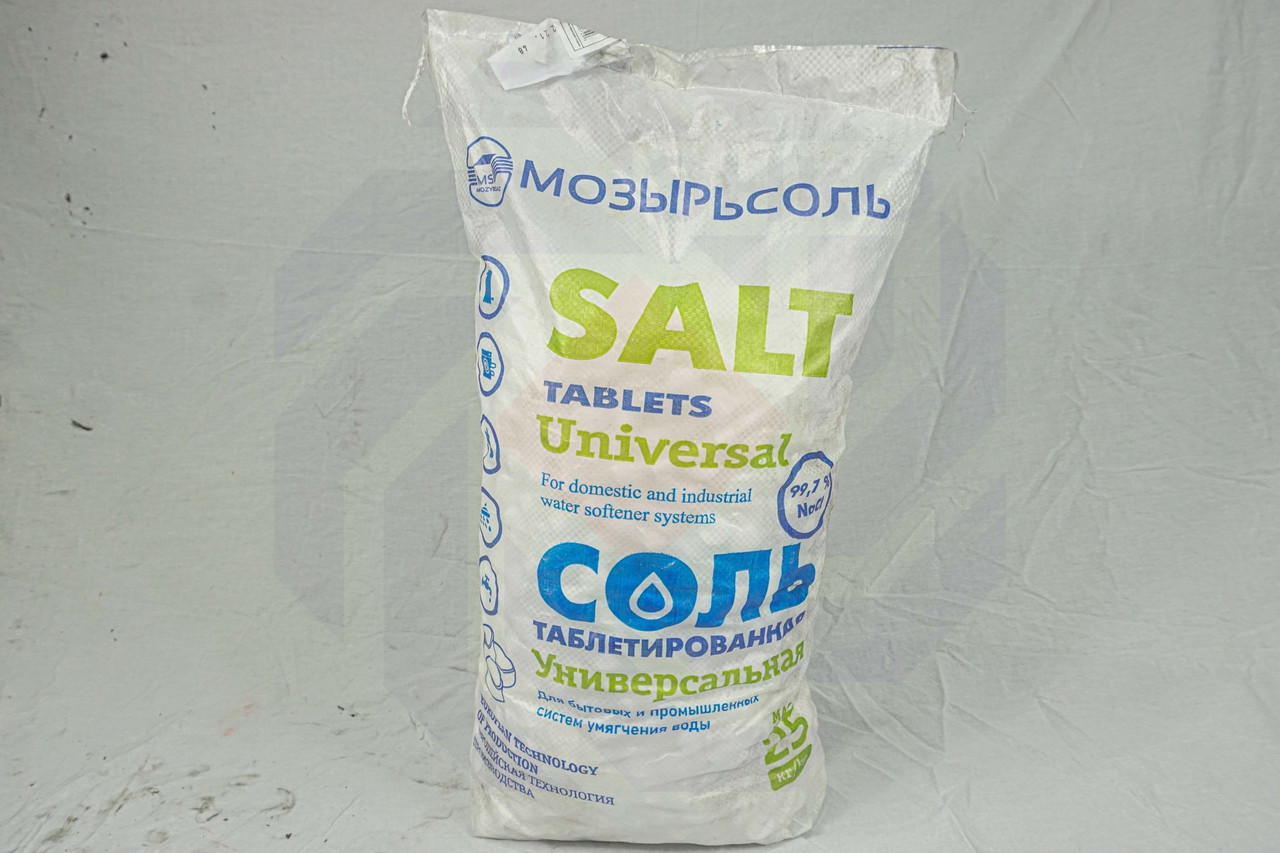 Соль таблетированная 25 кг - фото 1 - id-p99959858