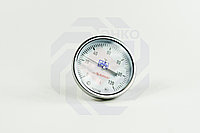 Термометр биметаллический аксиальный ЮМАС ТБП100/50/Т 0-120 °С 100 мм ½"