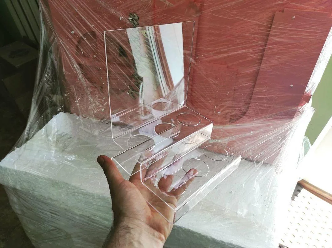 Подставка под товары из акрила (оргстекла) на заказ А-8, фото 1