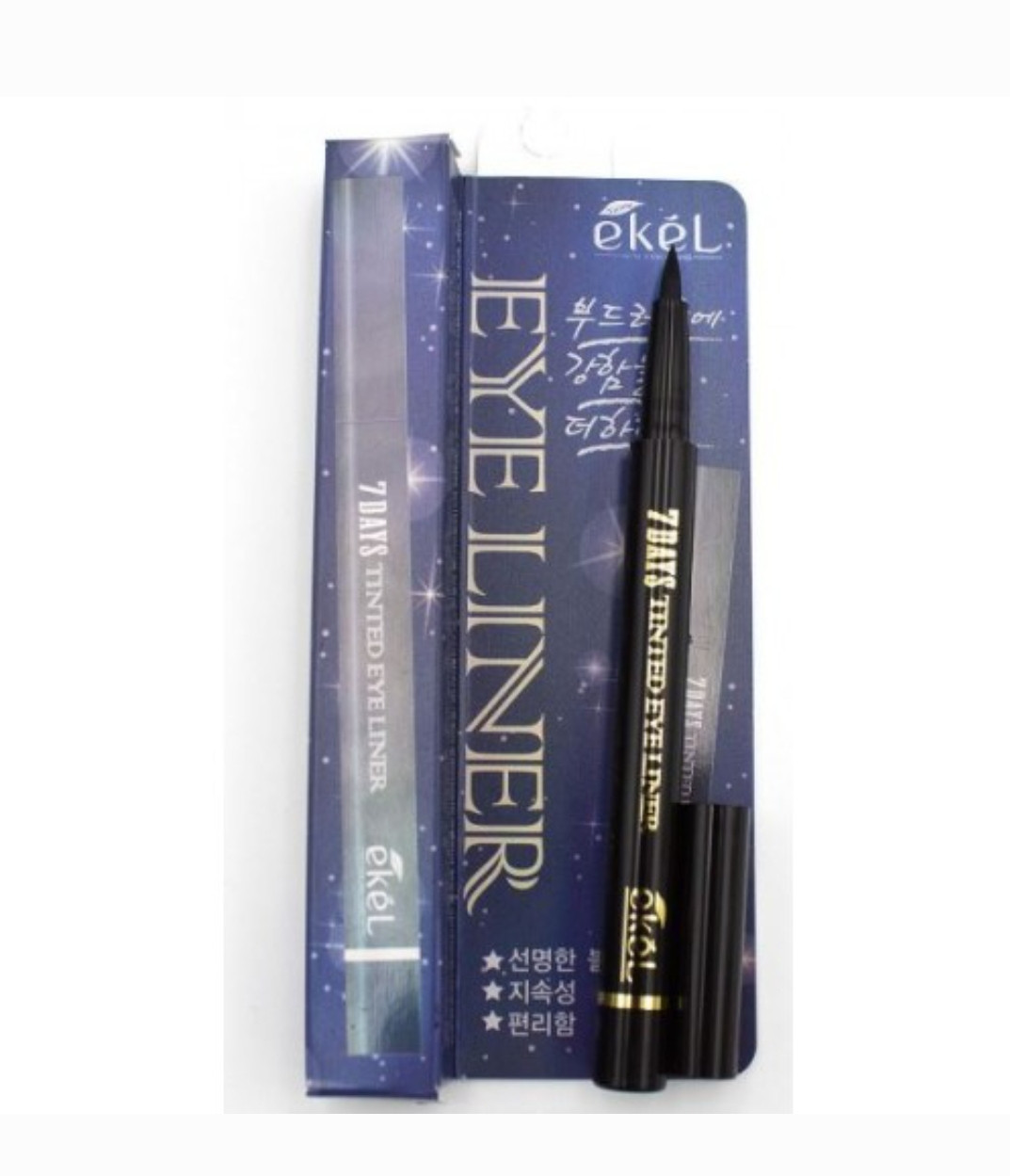 Подводка для глаз ( фломастер) Ekel 7 days Tinted Eyeliner liner 0,8 gr - фото 2 - id-p99960343