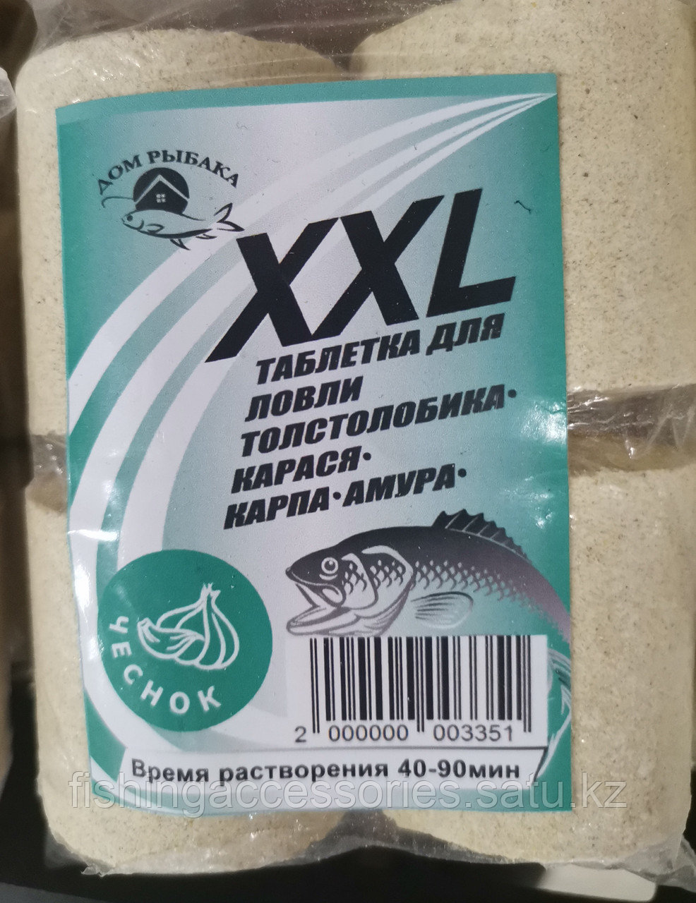 Технопланктон XXL Чеснок уп.4шт по 50гр Дом Рыбака 96038 Казахстан
