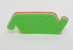 Разделители для пальцев, розово-зеленые, пенопропилен, 8 мм, 1 пара, фото 3