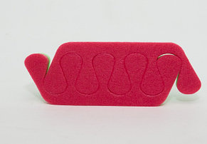 Разделители для пальцев, розово-зеленые, пенопропилен, 8 мм, 1 пара, фото 4