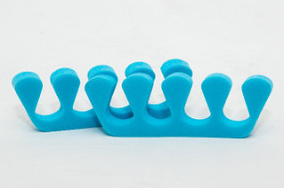Разделители для пальцев, голубые, пенопропилен, 8 мм, 1 пара