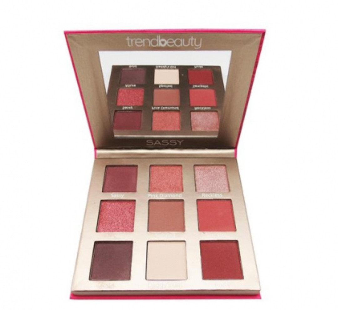 Палетка теней Trend Beauty Boss Babe Sassy Тени 9 цветов