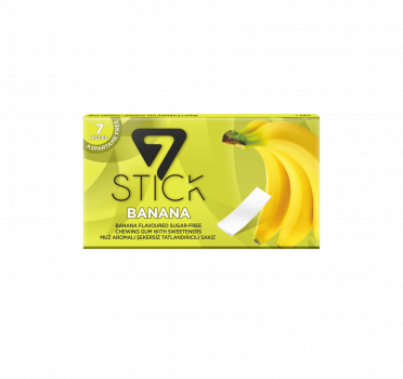 Жевательная резинка 7STICK Bubble Gum банан 7 шт - фото 1 - id-p98371763