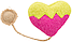 Trixie Игрушка для кошки "Сердце", с шуршащей фольгой, 8 см/18 см, фото 2