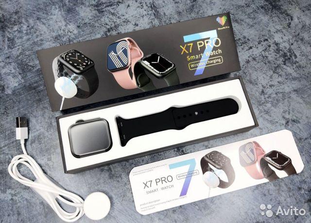 Smart Watch 7 Smart Watch X7 Pro Max 45mm ерлерге арналған әйелдерге арналған дауыстық к мекші сымсыз зарядтау Apple компаниясының к шірмесі - фото 7 - id-p99979074