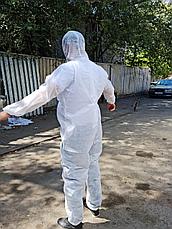 Комбинезон защитный одноразовый спанбонд, фото 2