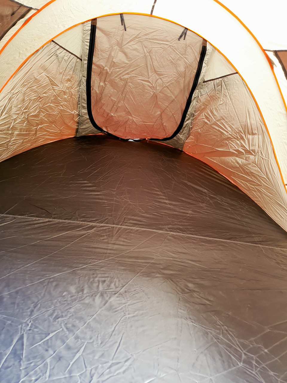 Палатка туристическая JJ-009 коричневая - фото 3 - id-p99980567