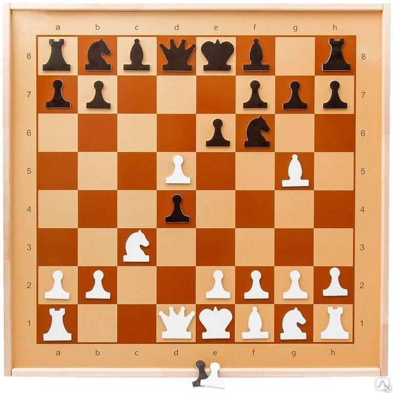 Магнитные демонстрационные шахматы - фото 1 - id-p57166605