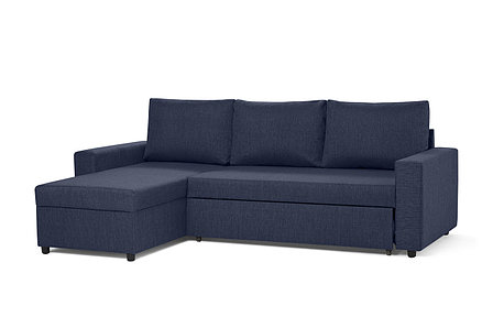 Угловой диван-кровать Торонто, Синий, фото 2