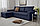 Угловой диван-кровать Торонто, Синий, фото 3