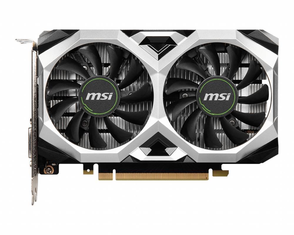 ВИДЕОКАРТА MSI GEFORCE GTX1650 D6 VENTUS XS, 4GB GDDR6 128-BIT DVI HDMI DP GTX 1650 D6 VENTUS XS