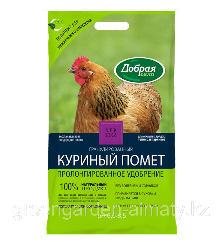 Добрая Сила БИО удобрение Куриный помет, 5кг - фото 1 - id-p99981986