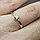 Золотое кольцо с бриллиантами 0.26Сt SI1/M, VG - Cut, фото 9