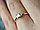 Золотое кольцо с бриллиантами 0.236Сt VS1/L, VG - Cut, фото 9