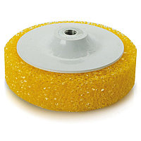 Полировальный круг с резьбой желтый жесткий 15 см Dekor