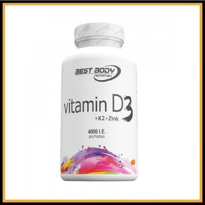 Витамин D3 Best Body Nutrition Vitamin D 4000IU+K2+Zinc - 80 tab