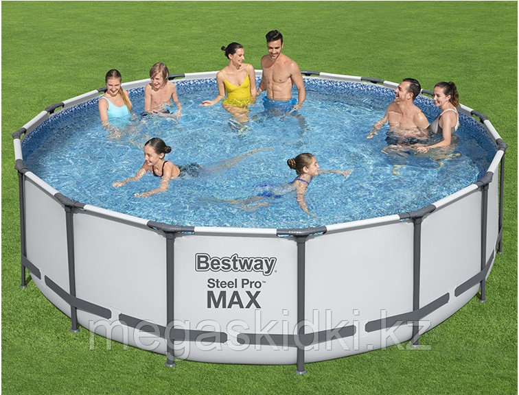 Каркасный бассейн Bestway Steel Pro MAX 488 х 122 см - фото 2 - id-p100024818
