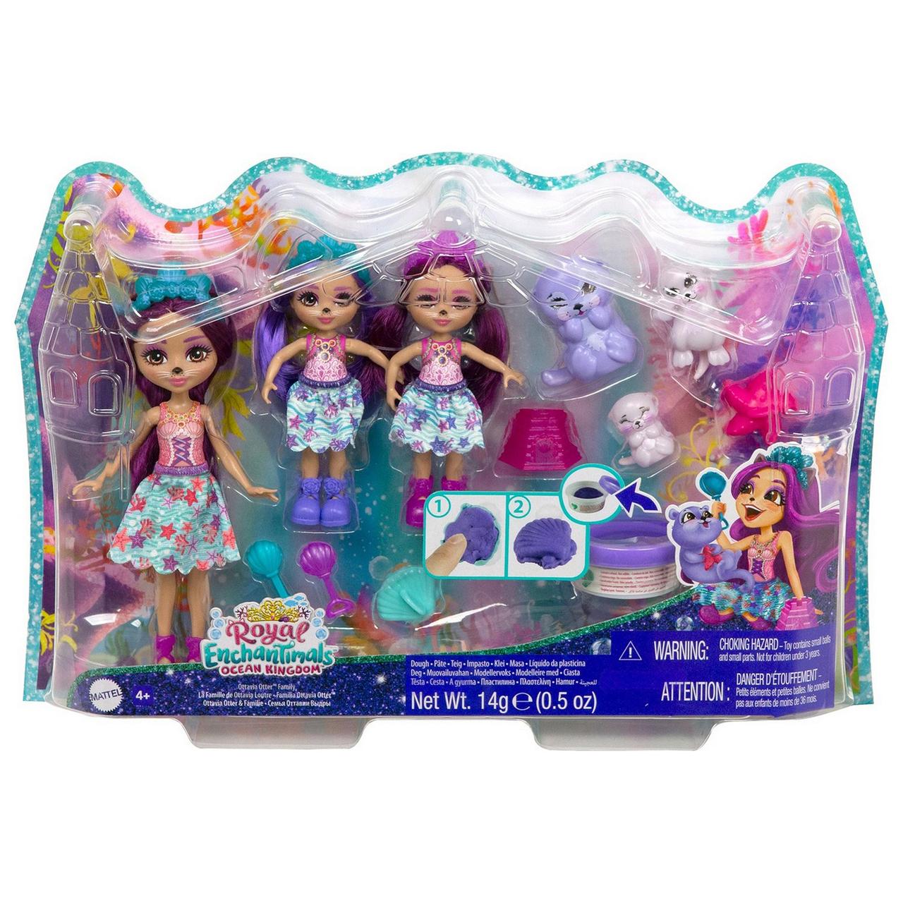 Набор игровой Enchantimals Семья Оттавии Выдры с аксессуарами HCF96