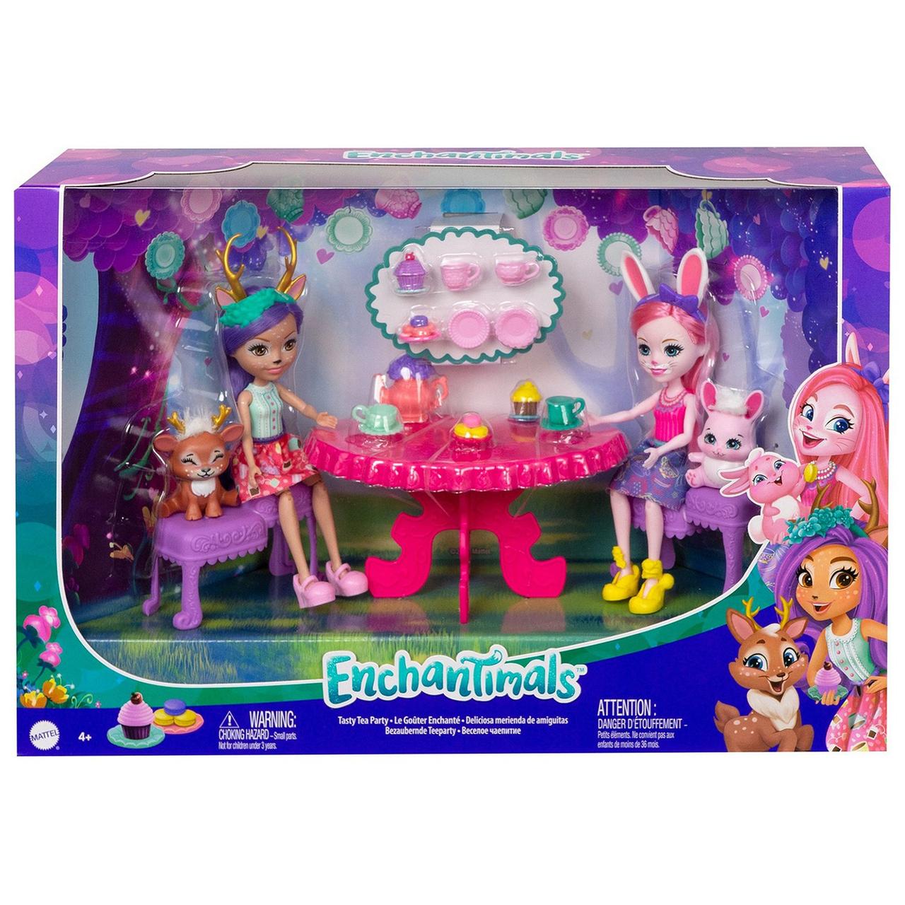 Набор игровой Enchantimals Чаепитие Бри кроля и Данесса Оления HFF35
