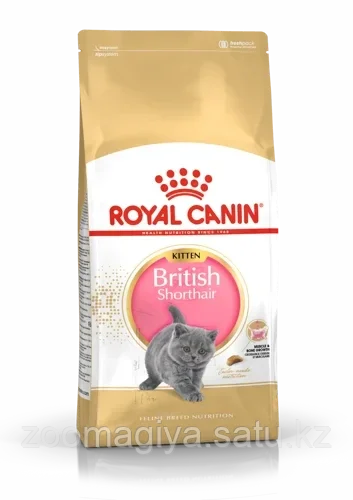 ROYAL CANIN British Shorthair Kitten для британских короткошерстных котят в возрасте от 4 до 12 месяцев 10кг - фото 1 - id-p100025004