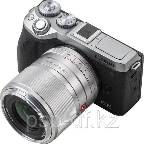 Объектив Viltrox AF 23mm f/1.4 M для Canon EF-M Silver - фото 3 - id-p94840926