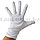 Белые перчатки парадные тканевые, фото 2