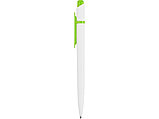 Ручка шариковая Этюд, белый/зеленое яблоко, фото 3