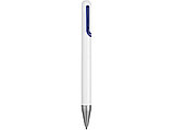 Ручка шариковая Nassau, белый/синий, фото 3