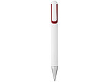 Ручка шариковая Nassau, белый/красный, фото 2