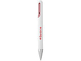 Ручка шариковая Nassau, белый/красный, фото 3
