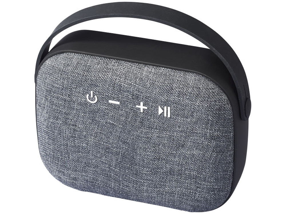Динамик Bluetooth с тканым материалом, черный, фото 1